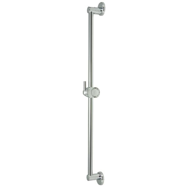 Showerscape Made to Match 24" Shower Slide Bar W/ Pin Wall Hook, Chrome K180A1 - main